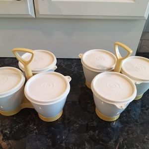 Vintage Tupperware Condiment caddy's. ONE HAS SOLD! ONE LEFT!